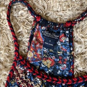 Lucky Brand Paisley S T-strap Sundress Short Front